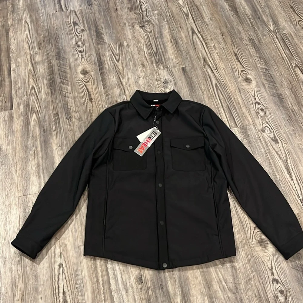 NWT 32 Degrees Men's Commuter Tech Fleece-lined Shirt Jacket Size S_2